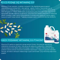 Witamina D3 i E dla drobiu na mocne skorupy